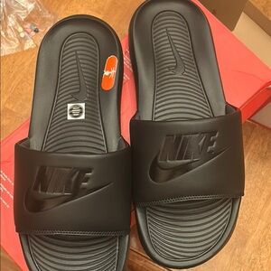 Nike Men's Black Slide Sandals